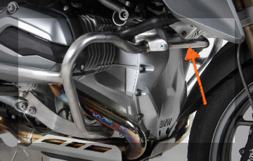 Toon details van Valbeugel verbindingsbeugel Hepco&Becker RVS BMW R1200GS LC '13- Afbeeldingen van Valbeugel verbindingsbeugel Hepco&Becker RVS BMW R1200GS LC '13-
