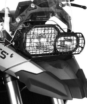 Toon details van Headlight grille Hepco&Becker BMW F650GS '08-'12 / F700GS '12-'17 Afbeeldingen van Headlight grille Hepco&Becker BMW F650GS '08-'12 / F700GS '12-'17