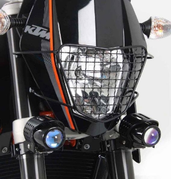 Toon details van Headlightcover Hepco&Becker KTM 690 Duke/ R '12- Afbeeldingen van Headlightcover Hepco&Becker KTM 690 Duke/ R '12-
