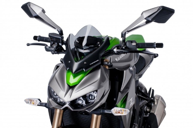 Afbeeldingen van Vervangingsruit naked Bike Sport Puig Kawasaki Z1000 '14-'18-transparant