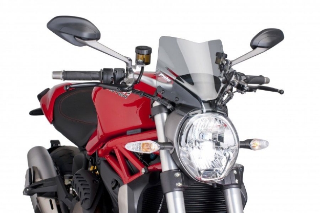 Afbeeldingen van Vervangingsruit Naked Bike Puig Ducati Monster 821/1200 '14--licht getint