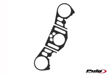 Toon details van Kroonplaatcover carbon look Puig voor Yamaha YZF-R1 '12-'14 Afbeeldingen van Kroonplaatcover carbon look Puig voor Yamaha YZF-R1 '12-'14