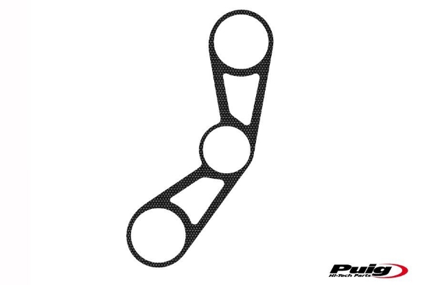 Afbeeldingen van Kroonplaatcover carbon look Puig voor BMW S1000RR '09-14