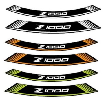Toon details van Velglint Puig met logo Kawasaki Z1000 Afbeeldingen van Velglint Puig met logo Kawasaki Z1000