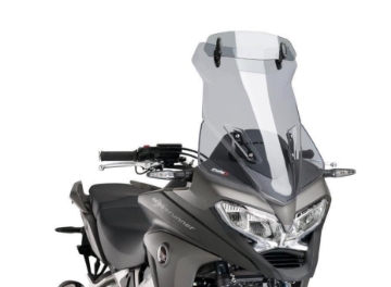 Toon details van Vervangingsruit touring met opzetruitje licht getint Puig Honda Crossrunner VFR800X '15-'16 Afbeeldingen van Vervangingsruit touring met opzetruitje licht getint Puig Honda Crossrunner VFR800X '15-'16
