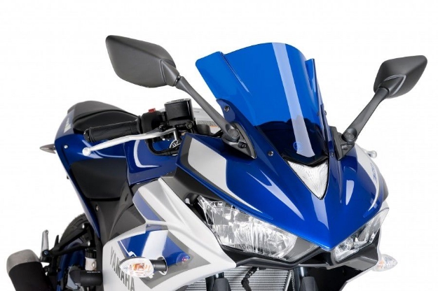 Afbeeldingen van Vervangingsruit Puig Jetstream Puig Yamaha R3 '15--blauw