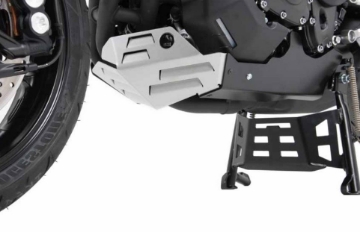 Toon details van Carterplaat aluminium zwart/zilver Hepco&Becker Yamaha XSR900 '16-'21 Afbeeldingen van Carterplaat aluminium zwart/zilver Hepco&Becker Yamaha XSR900 '16-'21