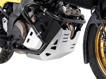 Toon details van Carterplaat aluminium zilver Hepco&Becker Suzuki DL1050 XT '20- Afbeeldingen van Carterplaat aluminium zilver Hepco&Becker Suzuki DL1050 XT '20-