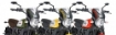 Afbeeldingen van Vervangingsruit naked bike met Carbon look kuipje Puig diverse Ducati Scrambler modellen