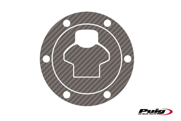 Afbeeldingen van Tankdopcover X-TREME Puig carbon look voor BMW modellen -'06