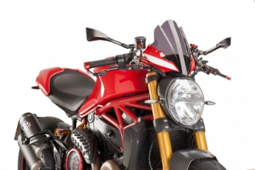 Toon details van Vervangingsruit naked bike Puig Ducati Monster 1200/ S/ R '16-/ Monster 797 '17- Afbeeldingen van Vervangingsruit naked bike Puig Ducati Monster 1200/ S/ R '16-/ Monster 797 '17-