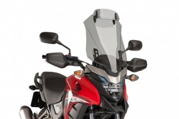 Toon details van Vervangingsruit touring met opzetruitje licht getint Puig Honda CB500X '16- Afbeeldingen van Vervangingsruit touring met opzetruitje licht getint Puig Honda CB500X '16-