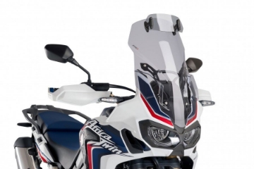 Toon details van Vervangingsruit touring met opzetruitje licht getint Puig Honda CRF1000 '16-19 Afbeeldingen van Vervangingsruit touring met opzetruitje licht getint Puig Honda CRF1000 '16-19