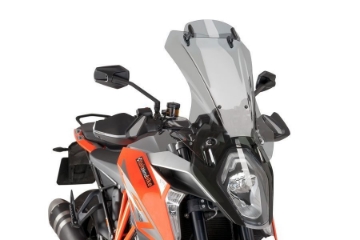 Toon details van Vervangingsruit touring met opzetruitje licht getint Puig KTM 1290 Superduke GT '16- Afbeeldingen van Vervangingsruit touring met opzetruitje licht getint Puig KTM 1290 Superduke GT '16-