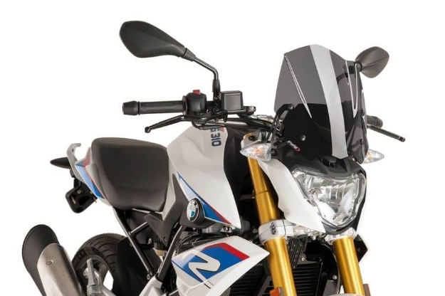 Afbeeldingen van Vervangingsruit naked bike Sport Puig BMW G310R '16--donker getint