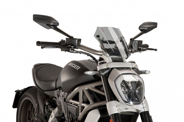 Afbeeldingen van Vervangingsruit Naked Bike Sport Puig Ducati Diavel '16--licht getint