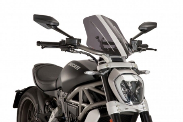 Toon details van Vervangingsruit naked bike touring Puig Ducati X Diavel '16-'18 Afbeeldingen van Vervangingsruit naked bike touring Puig Ducati X Diavel '16-'18