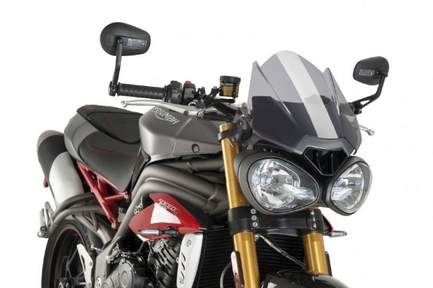 Afbeeldingen van Vervangingsruit naked bike Puig Triumph Speed Triple/R 1050 '16--licht getint