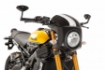Afbeeldingen van Vervangingsruit retro fairing met ZWART kuipje Puig Yamaha XSR900 '16-