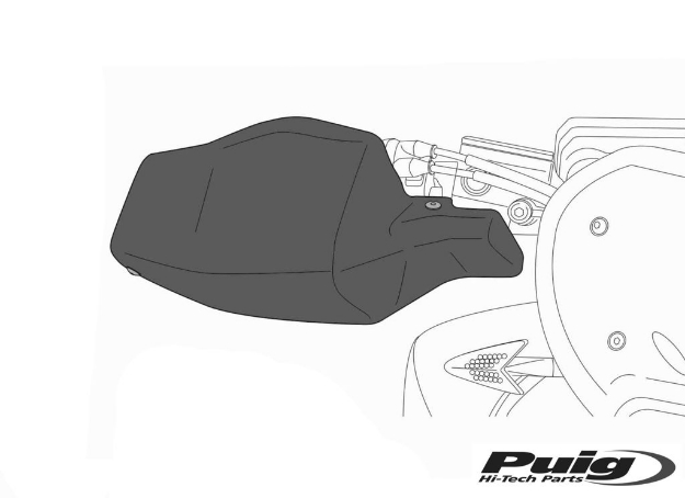 Afbeeldingen van Handkappen Puig BMW F800R '15-/ F800GS '13-
