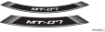 Afbeeldingen van Velglint Puig met logo Yamaha MT-07