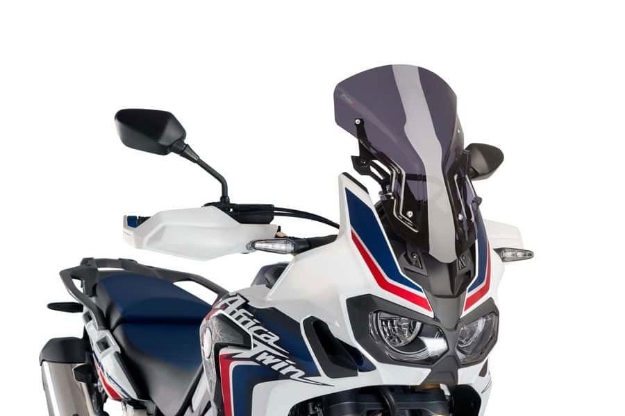 Afbeeldingen van Vervangingsruit Jetstream Puig Honda CRF1000 Africa Twin '16- + Verhogingsset-donker getint