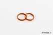 Afbeeldingen van Losse oranje ring voor trillingsdempers Puig model SHORT WITH RING (set van 2 stuks)