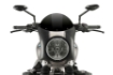 Afbeeldingen van Vervangingsruit retro fairing met zwart kuipje Puig BMW R Nine T Scrambler '16-