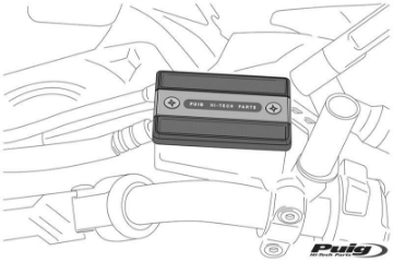 Toon details van Koppelingvloeistofreservoircover T-Max 500 '08-'11/ T-Max 530 '12-'16 Puig Afbeeldingen van Koppelingvloeistofreservoircover T-Max 500 '08-'11/ T-Max 530 '12-'16 Puig
