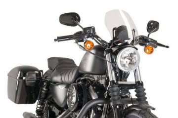Toon details van Vervangingsruit Touring Puig voor diverse Harley Davidson modellen Afbeeldingen van Vervangingsruit Touring Puig voor diverse Harley Davidson modellen