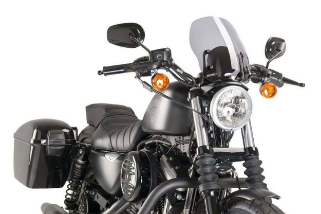 Afbeeldingen van Vervangingsruit Touring Puig voor diverse Harley Davidson modellen-licht getint