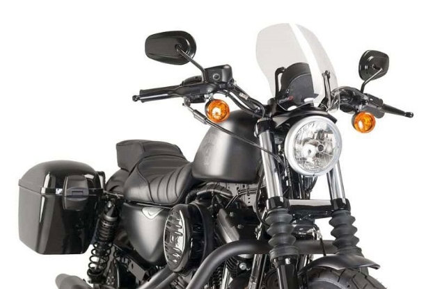 Afbeeldingen van Vervangingsruit Touring Puig voor diverse Harley Davidson modellen-transparant