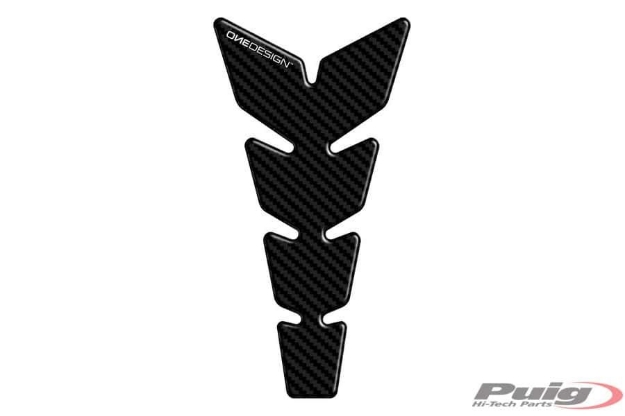 Afbeeldingen van Tankpad Leather Puig universeel carbon look