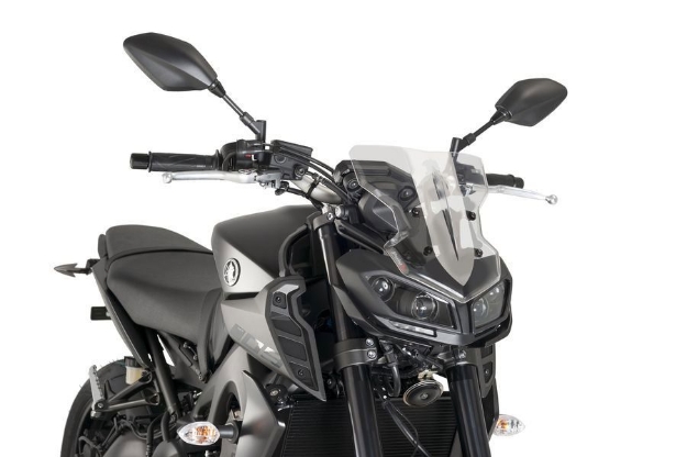 Afbeeldingen van Vervangingsruit naked bike Sport Puig Yamaha MT-09 '17-20 -transparant