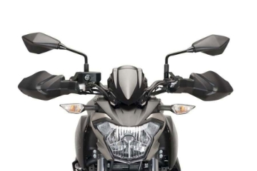 Toon details van Handkappen Puig Kawasaki Z650 / Z900 '17- mat zwart Afbeeldingen van Handkappen Puig Kawasaki Z650 / Z900 '17- mat zwart