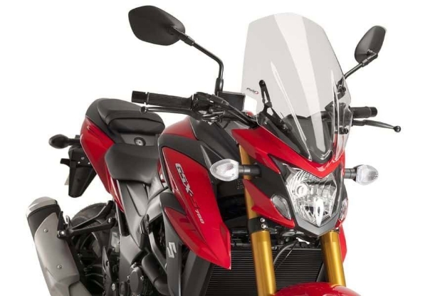 Afbeeldingen van Vervangingsruit naked bike Touring Suzuki GSX-S750 '17--transparant