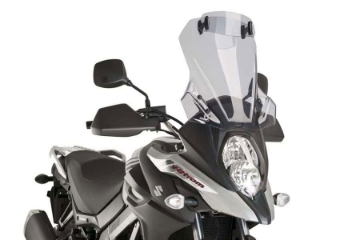 Toon details van Vervangingsruit touring met opzetruitje licht getint Puig Suzuki DL650 V-Strom DL650XT '17- Afbeeldingen van Vervangingsruit touring met opzetruitje licht getint Puig Suzuki DL650 V-Strom DL650XT '17-