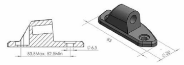 Toon details van Kuipspiegel adapter Puig rechts Afbeeldingen van Kuipspiegel adapter Puig rechts