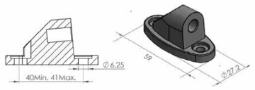 Toon details van Kuipspiegel adapter Puig Afbeeldingen van Kuipspiegel adapter Puig