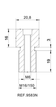Toon details van Stuureind adapter Puig links/rechts diverse Yamaha modellen Afbeeldingen van Stuureind adapter Puig links/rechts diverse Yamaha modellen