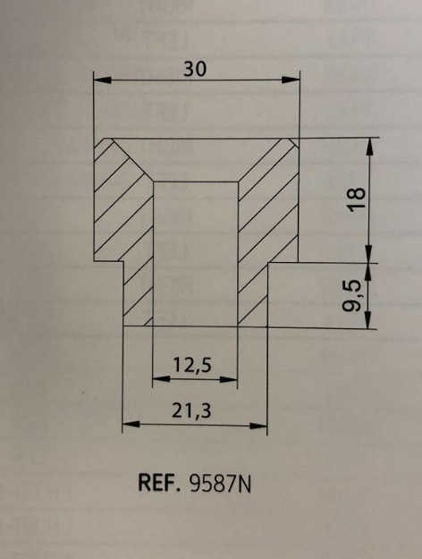 Afbeeldingen van Stuureind adapter Puig BMW F800R '09-14