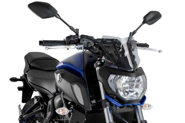 Afbeeldingen van Vervangingsruit naked bike Sport Puig Yamaha MT-07 '18--licht getint