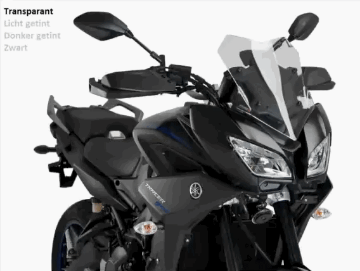 Toon details van Vervangingsruit Puig jetstream Yamaha MT-09 Tracer '18-22 Afbeeldingen van Vervangingsruit Puig jetstream Yamaha MT-09 Tracer '18-22