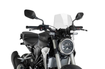 Toon details van Vervangingsruit naked bike Puig Honda CB125R/CB300R Neo Sports Cafe '18- Afbeeldingen van Vervangingsruit naked bike Puig Honda CB125R/CB300R Neo Sports Cafe '18-