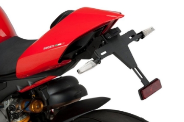 Toon details van Kentekenplaathouder Puig Ducati Panigale V4/S/Speciale ‘18- Afbeeldingen van Kentekenplaathouder Puig Ducati Panigale V4/S/Speciale ‘18-