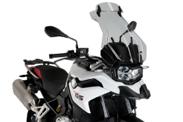 Toon details van Vervangingsruit touring met opzetruitje Puig BMW F750GS '18- -licht getint Afbeeldingen van Vervangingsruit touring met opzetruitje Puig BMW F750GS '18- -licht getint