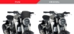 Afbeeldingen van Front Plate Puig Honda CB125R '18- / CB300R '18-