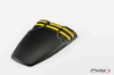 Afbeeldingen van Achterspatbord verlenger mat zwart voor het originele spatbord Yamaha MT-07 /TRACER