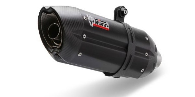 Afbeeldingen van MIVV Suono Steel Black RVS dempers Aprilia Shiver 750 '08-