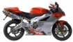 Afbeeldingen van MIVV Oval Classic RVS demperset High up (small) Aprilia RSV1000/ Factory '04-'08/ Tuono '06-